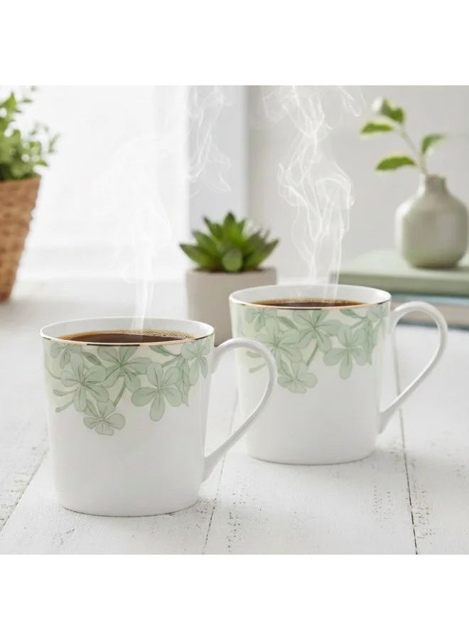 Fissman 2-Piece Mugs Summer Glint 450ml (Fine Bone China)